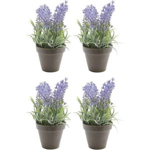 BTSD-home 6-delig Pakket Nep Planten Kleine Groene Kunstplanten met Bloemen voor Binnenkant Thuis Kantoor Badkamer Planken Decor