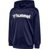 Hummel - hmlLOGO Hoodie - Kinderen - Zwart - Interlock Gebreid