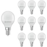 Ledvance - LED Filament Kogellamp E14 - Mat Glas - 4.9W - 470lm - 2700K - Ø45mm - 10 stuks