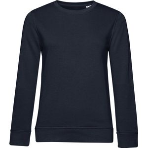 Organic Inspire Crew Neck Sweater Women B&C Collectie Donkerblauw maat XS
