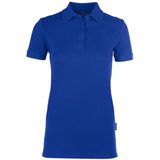 HRM - Luxury Stretch - Damespolo - Royal Blue - Korte Mouwen