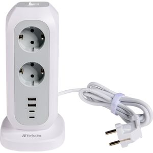 Verbatim 49547 EU Power Tower EUPT-01 11xAC / 2xUSB / 2xType-C
