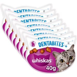 Whiskas Dentabites - Kattensnoepjes - Kip - 8 x 40g