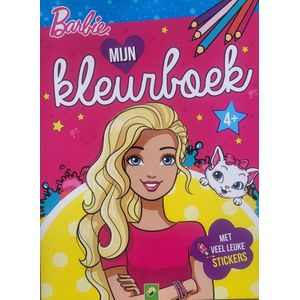 Barbie kleurboek met veel leuke stickers - 96 bladzijdes om te kleuren