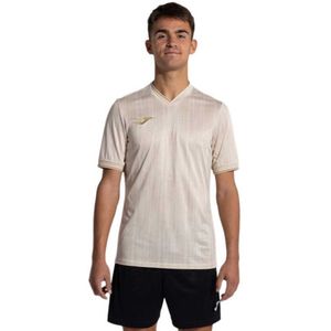 Joma - Gold VI - T-shirt - Beige/Goud - Korte Mouwen