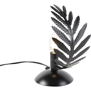 Ylumen - Tafellamp Palm 1 blad H 24 cm zwart