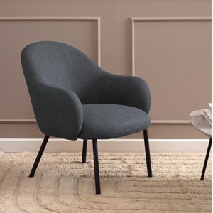 Sohome Fauteuil Sunshine - Structuurstof - Donkergrijs