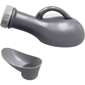 MKSS® Urinaal Mannen - Plasfles Vrouw - Met Deksel