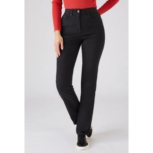 Damart - Jeans straight fit, Perfect Fit by Damart - Dames - Zwart - 50