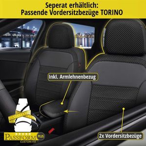 Walser Stoelhoes Torino voor Audi A3 2012 - Vandaag - 1 achterbankhoes voor sportstoelen