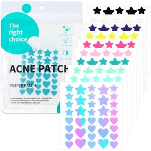 360 stuks puistjespleisters, onzichtbare puistjespatch 2-in-1, met theeboomolie salicylzuur, dag en nacht, waterdicht en ademend, om snel van acne af te komen