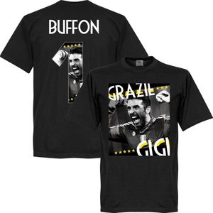 Grazie Gigi Buffon 1 T-Shirt - Zwart - XXL