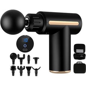 Massage Gun - Professioneel Massage Apparaat - Mini Massage Pistool - Inclusief 4 Opzetstukken