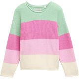 Tom Tailor - Jacquardtrui - Multicolor - Met Streepmotief