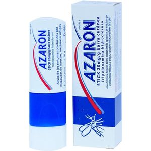 Azaron stick - insecten en muggenbeten verzachtend - bij jeuk en pijn door insectenbeten - huidstift 5,7 gram