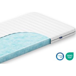 Akkon® Hybrid Topper 160x200 - 9 cm dik | Koudschuim HR50 Topdekmatras - Premium kwaliteit - Topmatras - 30 nachten proefslapen