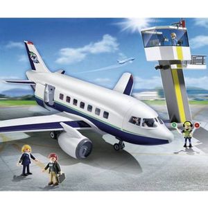 PLAYMOBIL City Life Vracht- en passagiersvliegtuig met verkeerstoren - 71392