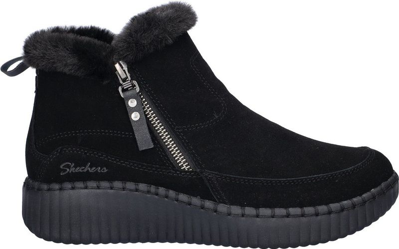 Skechers - WILSHIRE BLVD-FRESH ZIP - Winterlaarzen - Zwart