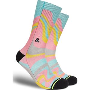 FLINCK Sportsokken - Swirl - Maat 36-38 - Unisex - Heren Sokken - Dames Sokken - Naadloze sokken - Crossfit Sokken - Hardloop Sokken - Fitness Sokken - Fietssokken