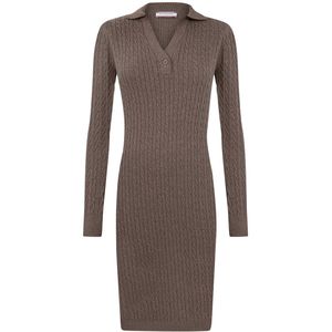 Felix Hardy Gebreide jurk  bruin