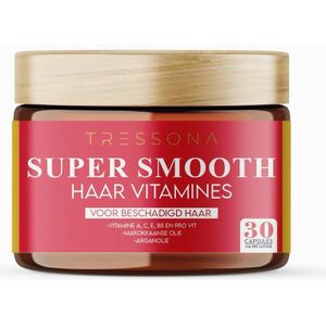 Tressona Super Smooth Beschadigd Haar - Haarolie Vitamines - Marokkaanse Olie - Arganolie - Vitaminen