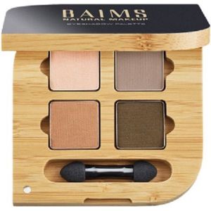 BAIMS Eyeshadow Quad Mother Earth – Natuurlijke Oogschaduw 100% Biologisch, Vegan, Warm Aarde Tinten Palet