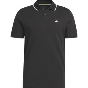 Golfpolo Heren Adidas Go-To Pique Zwart Maat M