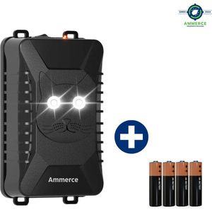 Ammerce® Marterverjager - Inclusief Batterijen - Ongedierteverjager - Muizenverjager & Rattenverjager - Voor Binnen, Buiten en Auto - Marter verjager - Extra Effectief