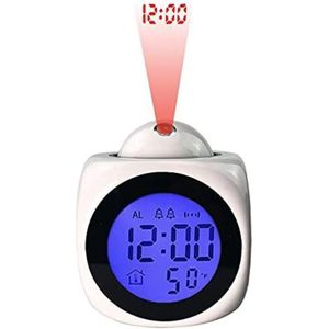 Solacis Wekkerradio Met Projectie - Wekkerradio - Digitale wekker - Wekkerradio kinderen - Wekker met projectie op plafond - Must have!