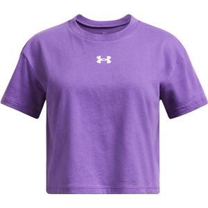 Under Armour - Ua Crop Sportstyle Logo Ss - Kinder T-Shirt - Lavish 525-M