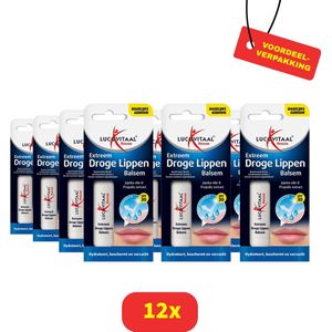 Lucovitaal Extreem Droge Lippen Balsem - 12 x 5 gram Voordeelverpakking