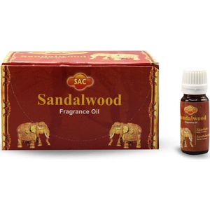 SAC Geurolie Sandalwood (12 flesjes van 10 ml)