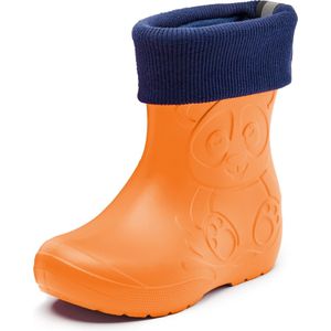 Ladeheid Vederlichte rubberlaarzen voor kinderen, thermo met voering LA-CA-249, Oranje 151c, 22/23 EU