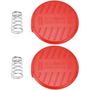 2 Pieces Spool Cover 385022-03N Lawnmower Coil Cover Trimmer Spool Cover Cap Compatible with Black & Decker BESTA530 GH400 GL4525 GL5028 GLC120 Lawnmowers