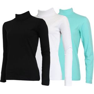 3-Pack Campri - Skipully - Wintersportpully - Dames - Black/White/Aruba blue (558) - maat S