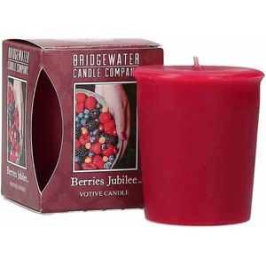 Bridgewater - Geurkaars - Votive Berries Jubilee - 3 stuks - UITLOPEND