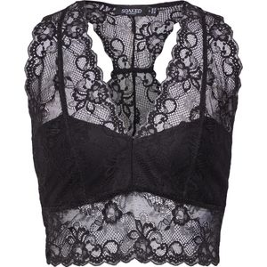 SOAKED IN LUXURY - Dolly - Blouseshirt - Zwart - Mouwloos - Aansluitende Pasvorm