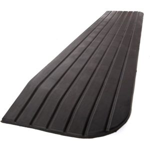 Rubbermagazijn | Oploopmat schuin | Hoogte 2,6cm | Volrubber | Portieken, Galerijen, Drempels, Verhogingen en obstakels