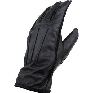 Zwart Leren Handschoenen - Ongevoerd - Autohandschoenen - Vrijetijd Handschoenen - Maat XL
