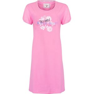 Tenderness Dames Nachthemd - 100% Katoen - Roze - Maat M