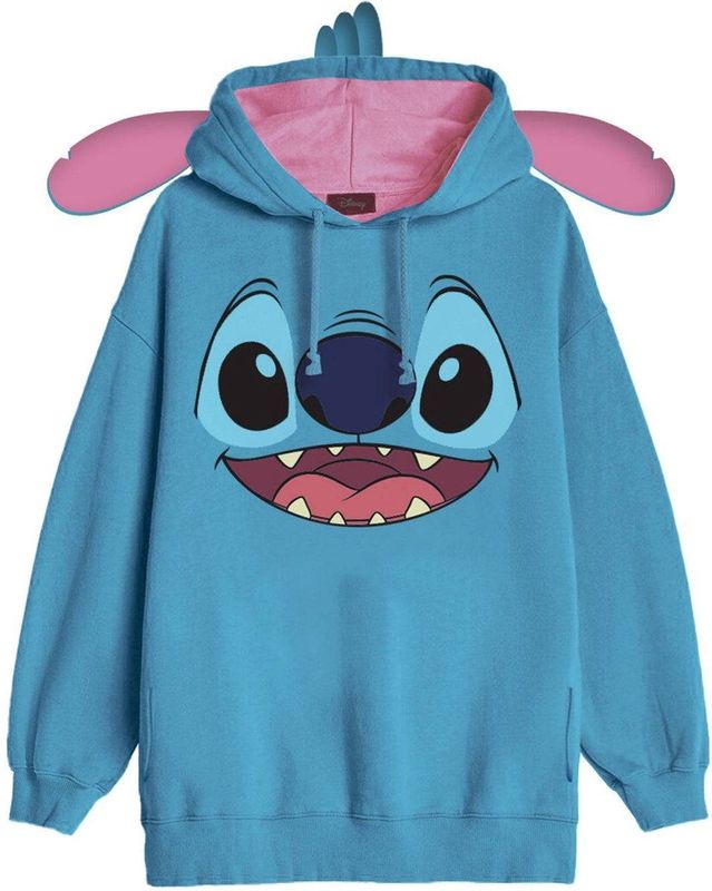 Lilo & Stitch Stitch Dames Trui met capuchon - blauw - S