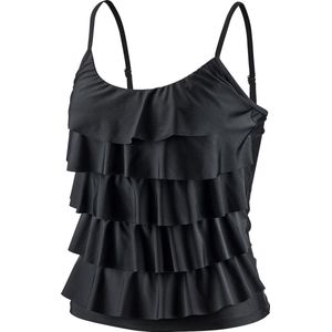 Beco Tankinitop B-cup Dames Polyamide/elastaan Zwart Maat 34