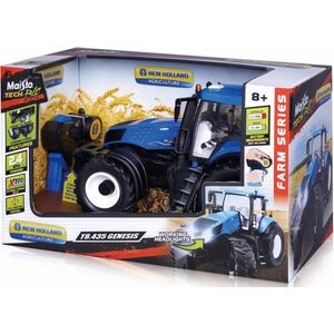 Maisto Tech New Holland T8.435 Tractor 2.4 MHz RC 1:16 Blauw