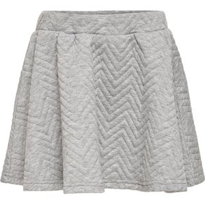 ONLY - Rokken - Maat 134/140 - Meisjes - LIGHT GREY MEL - polyester