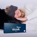 Slowwave - Premium Bluetooth Slaapmasker - Antraciet - Met Binaural Beats - 100% Verduisterend - Inclusief Timer-functie