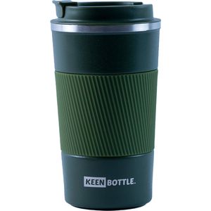 Keenbottle - Koffiebeker - 510ml - Herbruikbaar en Dubbelwandig - Army Green