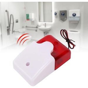 Verstelbare Alarm Hoorn 110db voor Openbare Plaatsen - Geluid en Licht Knipperlicht - Noodevacuatie Beveiligingswaarschuwing (220V)