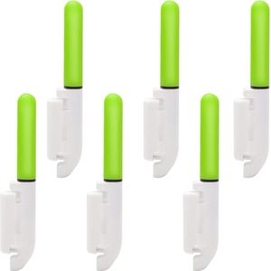 6 stuks glow-stick hengelpunten voor nachtvissen - waterdicht en met gesp - LED-lichtstaven voor zeevissen - inclusief batterij type 425