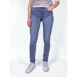 Red Button - Jimmy - Dames Jeans - Blauw - Slim Fit - Mid-Waist