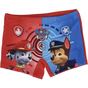 Paw Patrol Zwembroek / Zwemboxer - Rood - Chase en Marshall - Maat 86/92 (2)